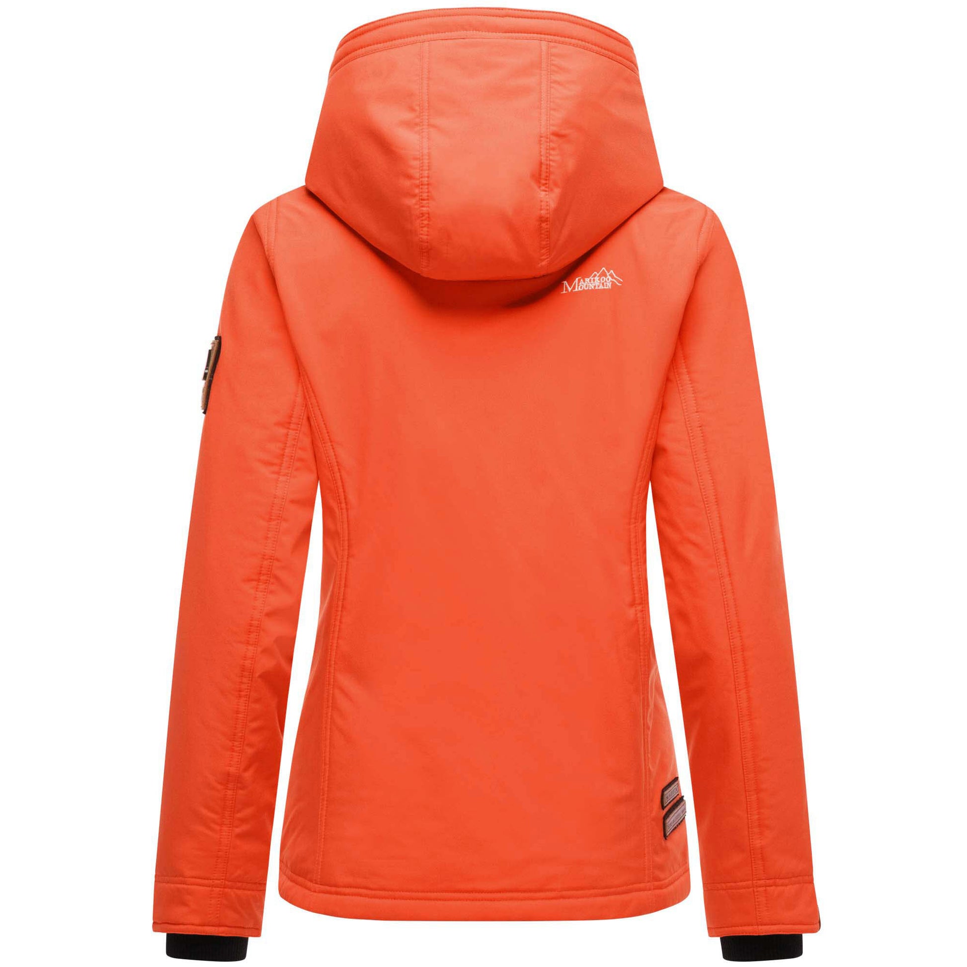 Marikoo Brombeere dámska prechodná bunda s kapucňou, spicy orange