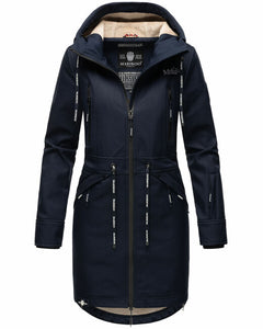 Marikoo Racquelle γυναικείο softshell μπουφάν με κουκούλα, navy
