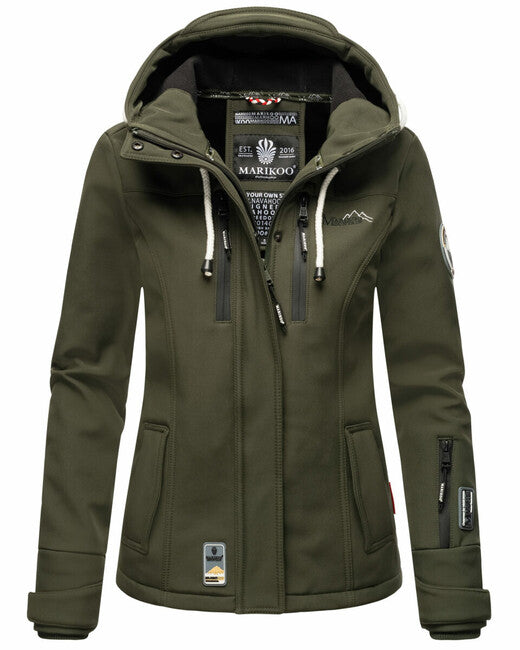 Marikoo KLEINE ZICKE softshell jakna ženski s kapuco