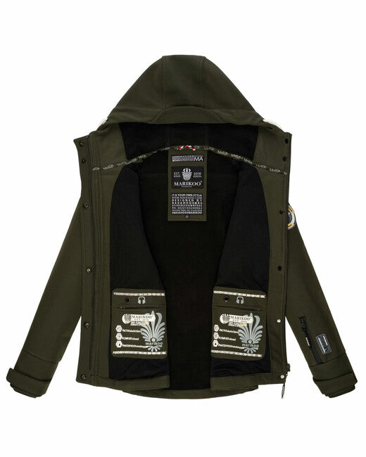 Marikoo KLEINE ZICKE softshell jakna ženski s kapuco