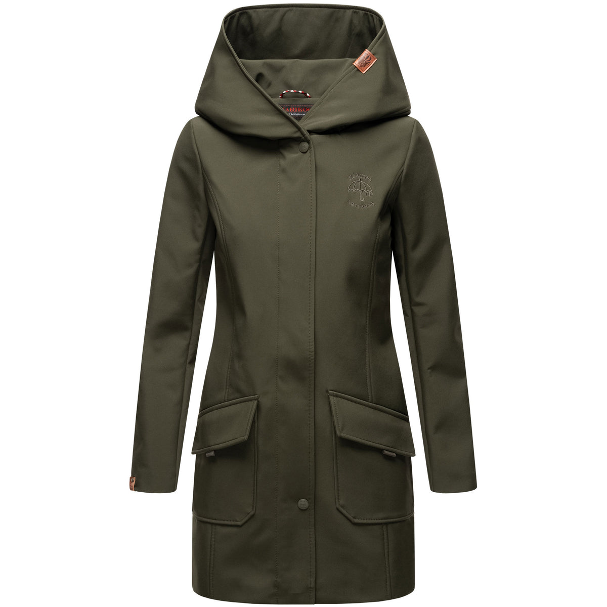 Marikoo Mayleen dámska softshell bunda, olivová