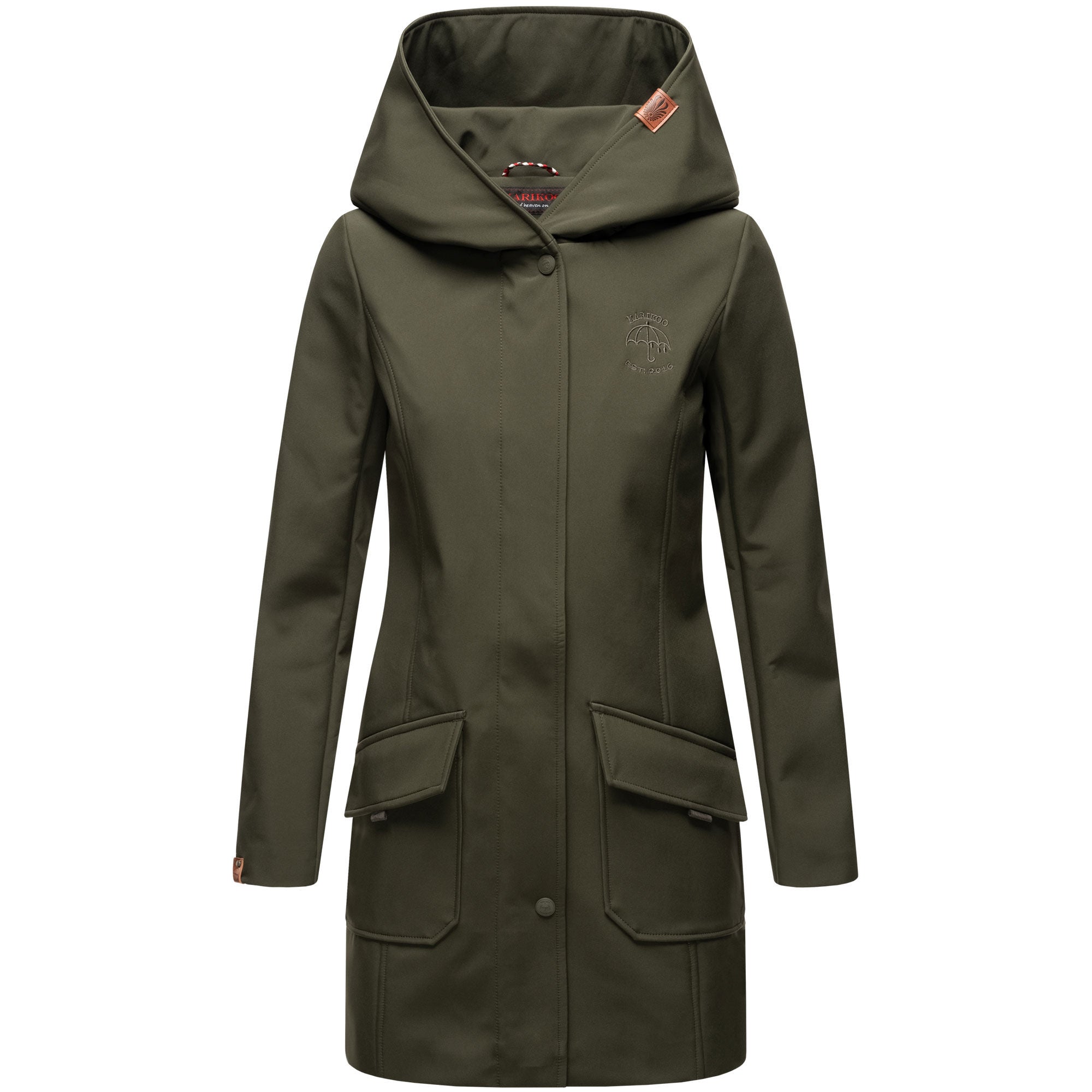 Marikoo Mayleen dámska softshell bunda, olivová