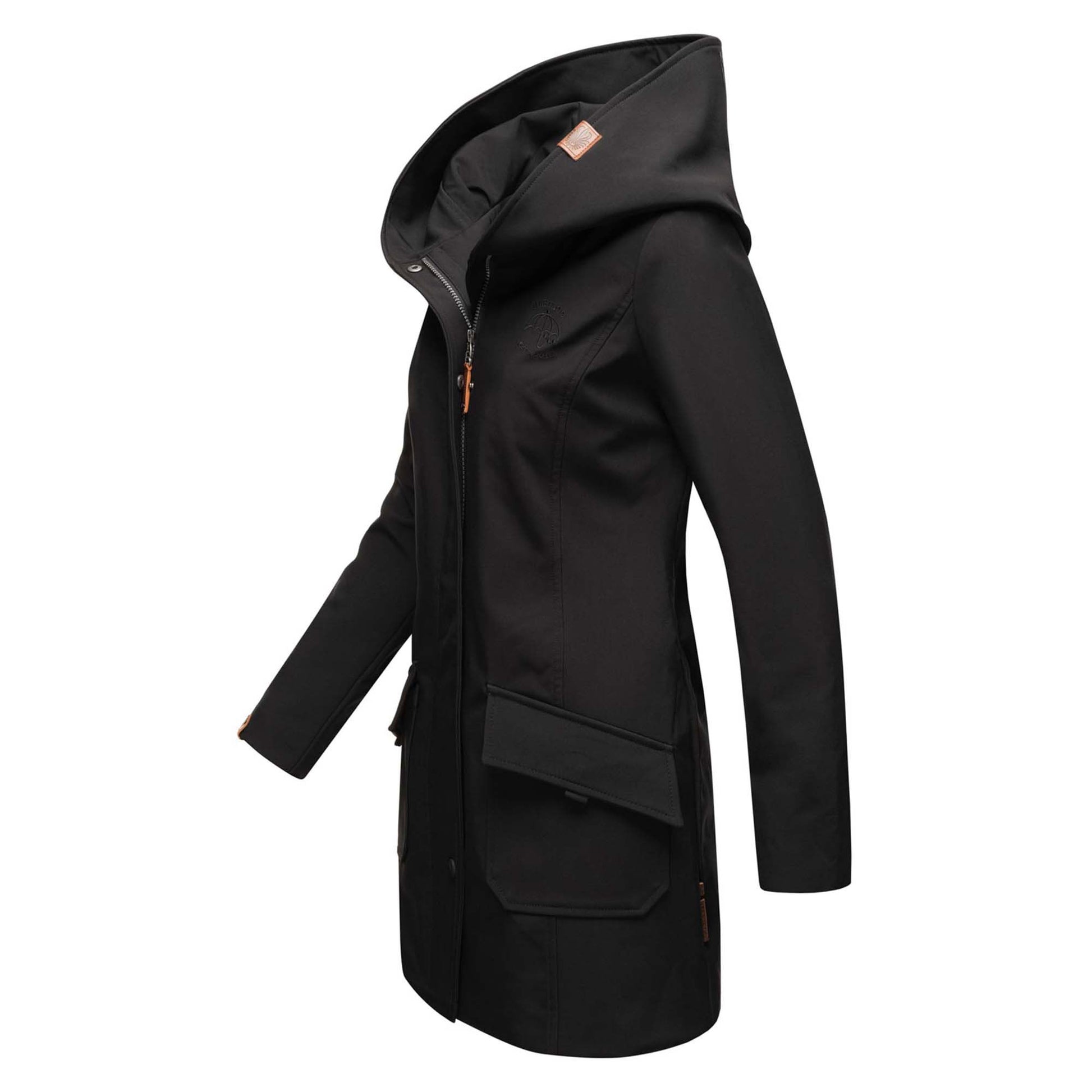 Marikoo Mayleen dámska softshell bunda, čierna