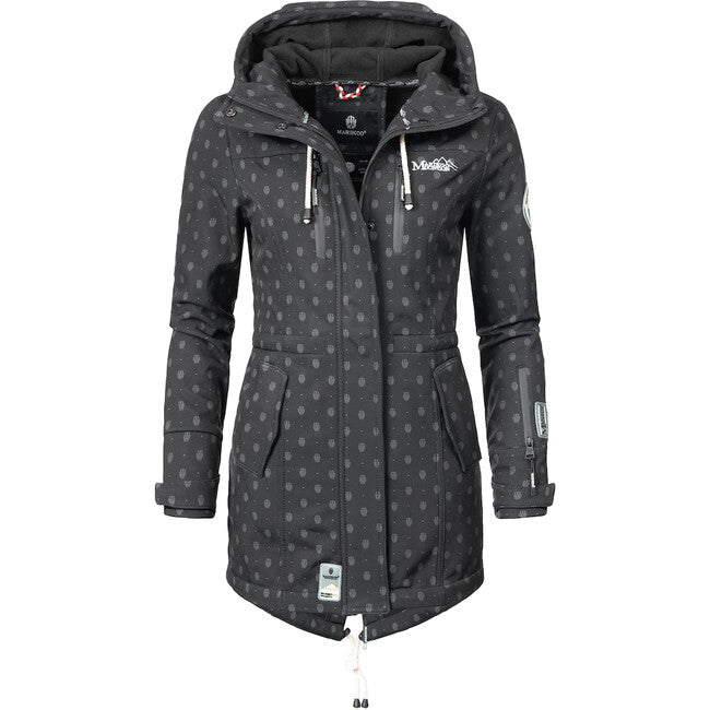 Marikoo ZIMTZICKE P softshell jakna s kapuco ženski zimska