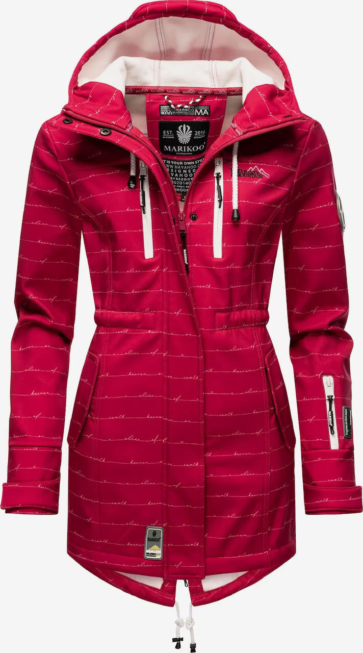 Marikoo ZIMTZICKE P Women's Winter Softshell Jacket with Hood
