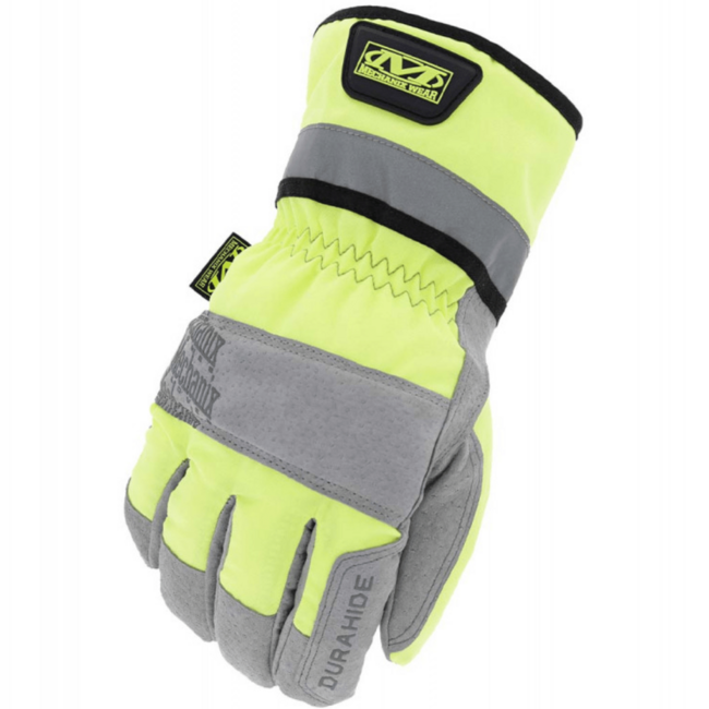Mechanix ColdWork Gauntlet usnjene rokavice Hi-Viz, rumena