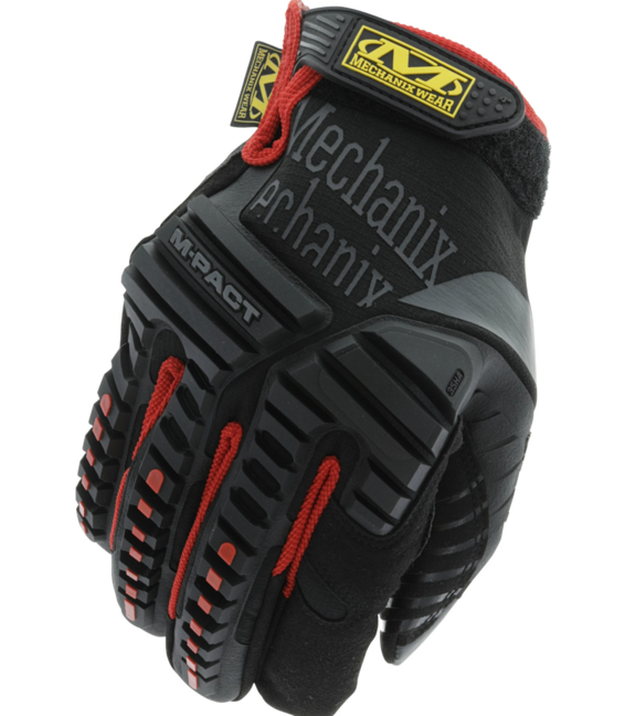 Mechanix M-Pact rokavice, črne/rdeče