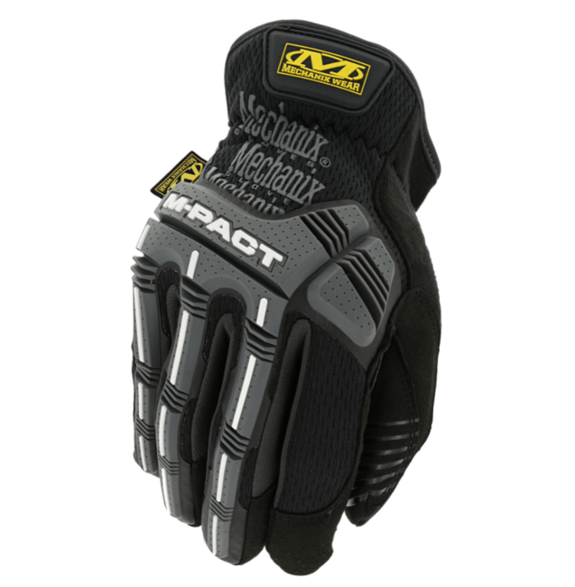 Mechanix M-Pact Open Cuff delovne rokavice, črna/siva