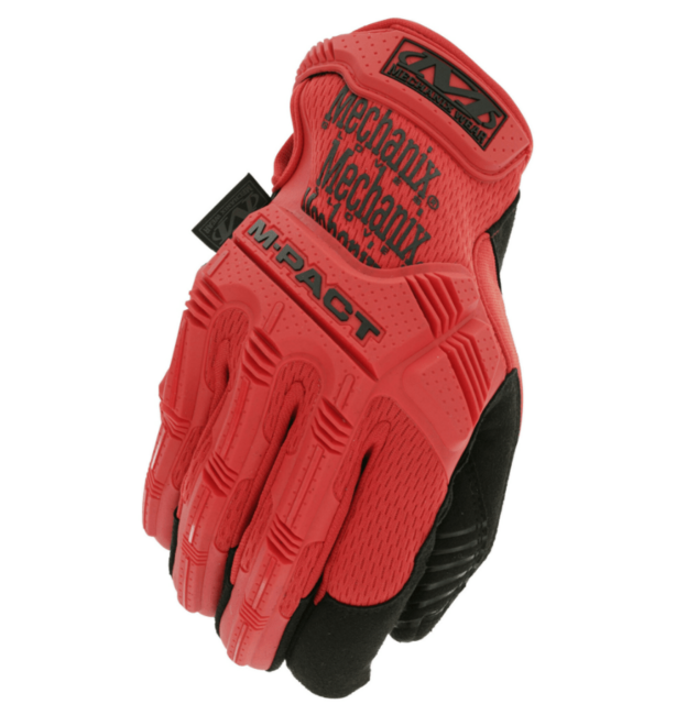 Mechanix M-Pact Work Gloves, Red