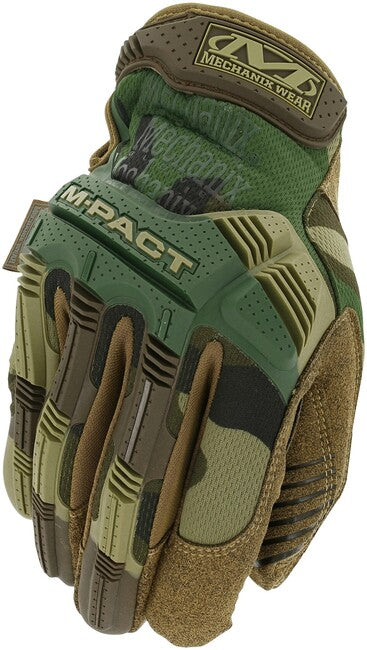 Mechanix M-Pact Impact Protection Gloves, Woodland Camo