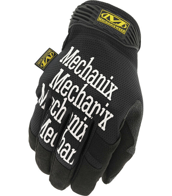 Mechanix Original rokavice taktične, črne s belim napisom