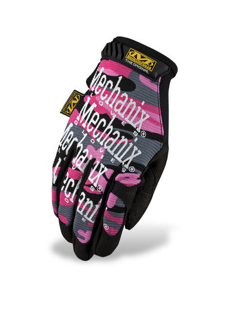 Mechanix Wear Original women's tactical gloves, pink camo