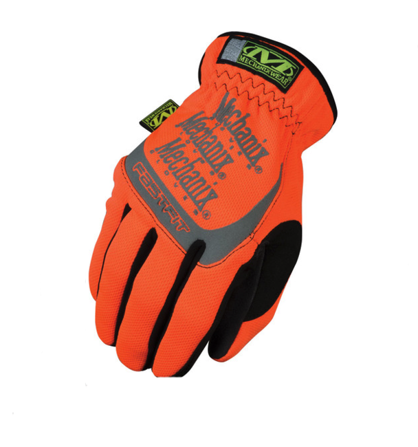 Mechanix Safety FastFit varnostne rokavice, oranžne refleksne