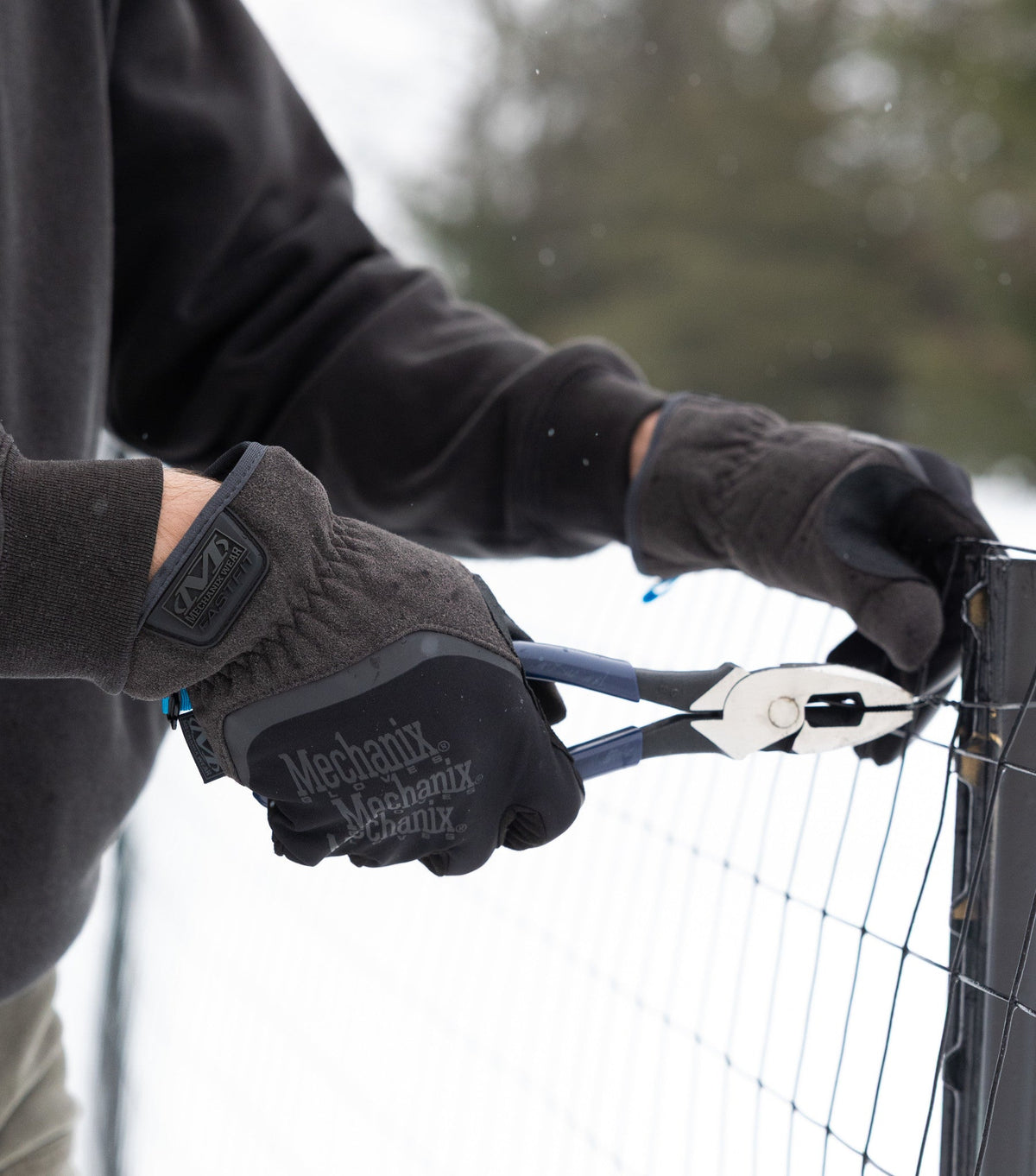 Mechanix Wear ColdWork FastFit Insulated rokavice, črno sive