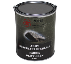 MFH army steklenica plastična, olivno zelena matna, 1 liter