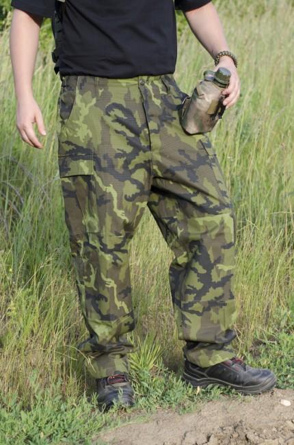 MFH BDU M 95 CZ tarn črne hlače moški Rip-Stop