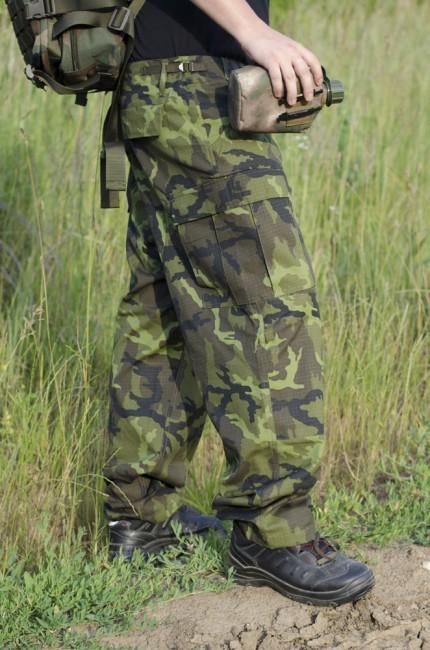 MFH BDU M 95 CZ tarn črne hlače moški Rip-Stop