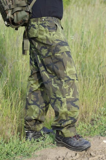 MFH BDU M 95 CZ tarn črne hlače moški Rip-Stop