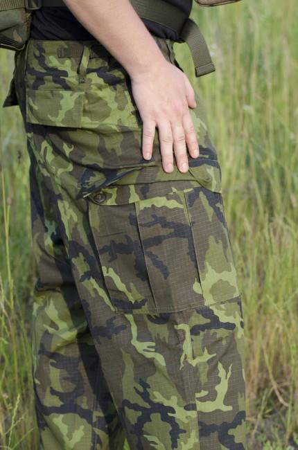 MFH BDU M 95 CZ tarn črne hlače moški Rip-Stop