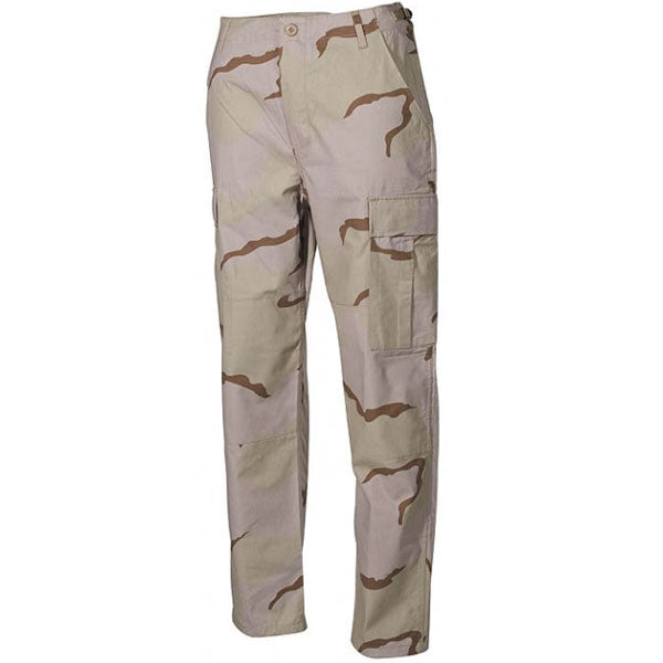MFH BDU hlače moške Rip-Stop, 3col desert