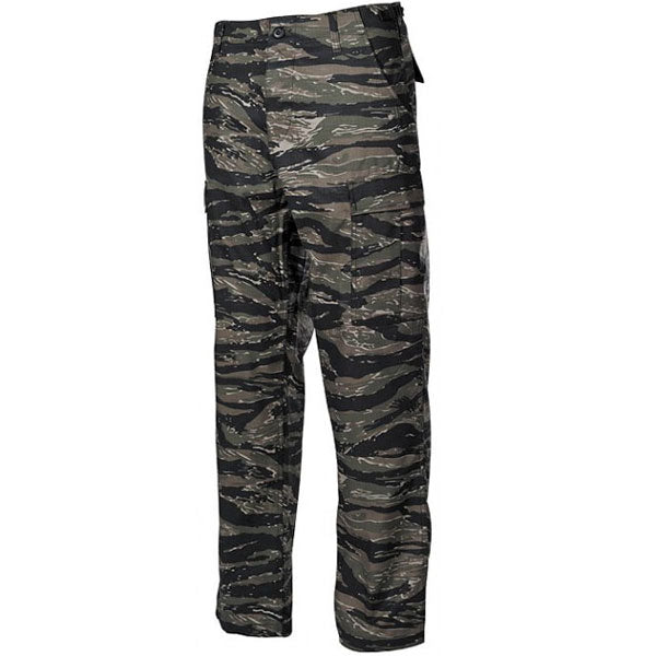 MFH BDU hlače moške Rip-Stop, tiger stripe