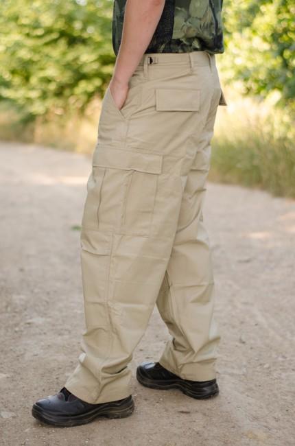 MFH BDU hlače moške Rip-Stop, khaki