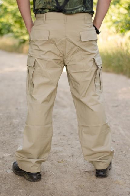 MFH BDU hlače moške Rip-Stop, khaki