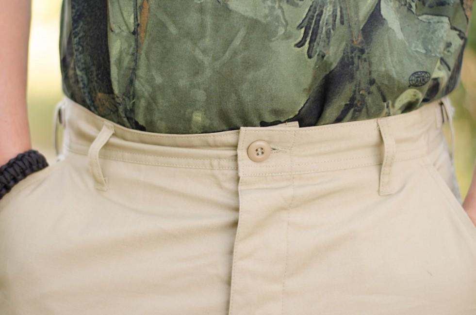 MFH BDU hlače moške Rip-Stop, khaki