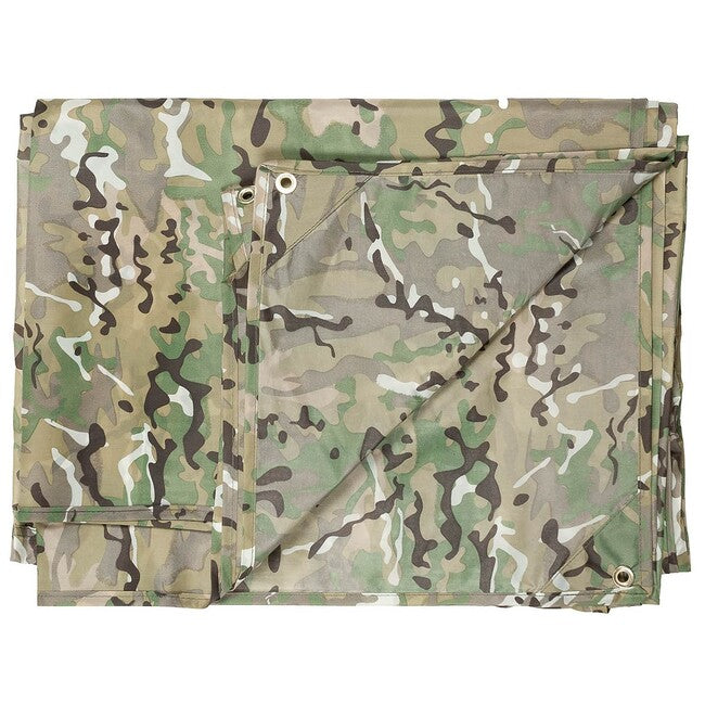 MFH Celta Tarp with Eyelets, Operation-Camo 3 x 3 m