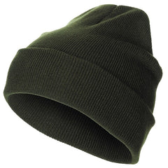 MFH kučma akril, mehka pletenina, OD green