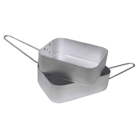 MFH Cook aluminijasta dvedelna jedilna komplet
