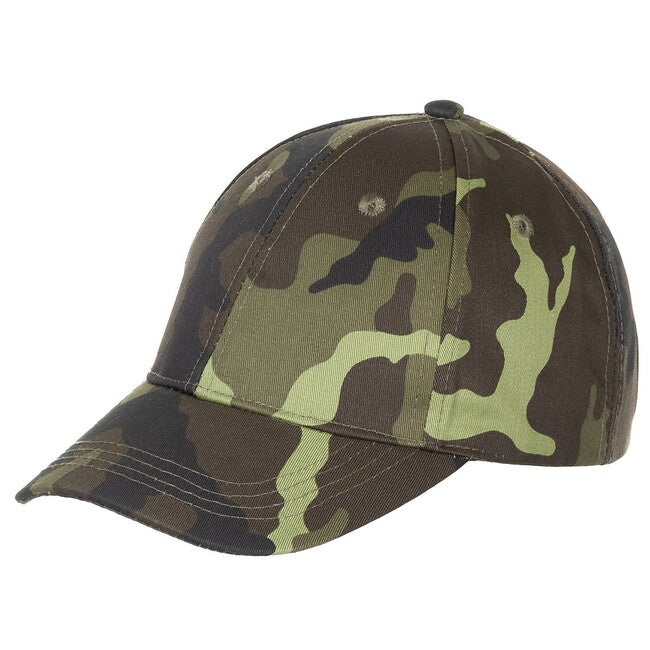 MFH BB Cap kapa za otroke s šiltom nastavljiva velikost, M 95 CZ camo
