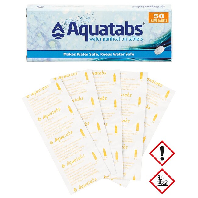 MFH Medentech Aquatabs razkuževanje vode, 50 tablet