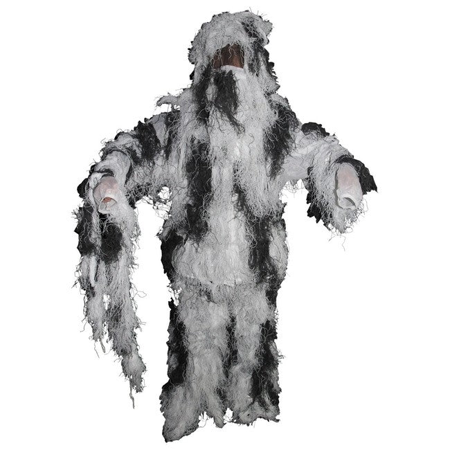 MFH Ghillie Suit maskirni komplet, snow camo