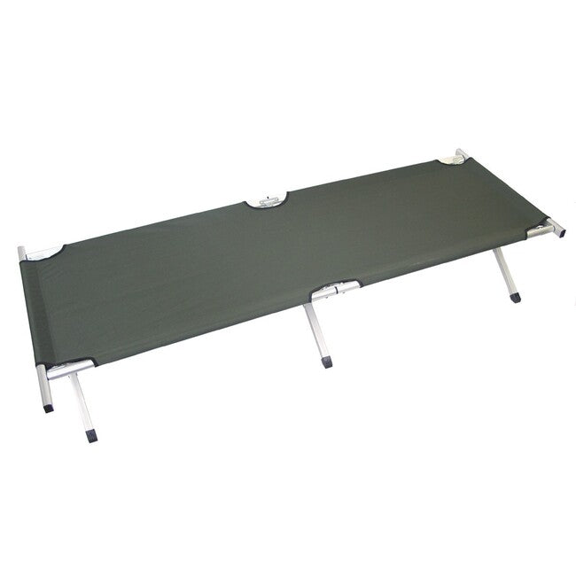 MFH Camping Cot 200 x 66 x 42cm, Olive