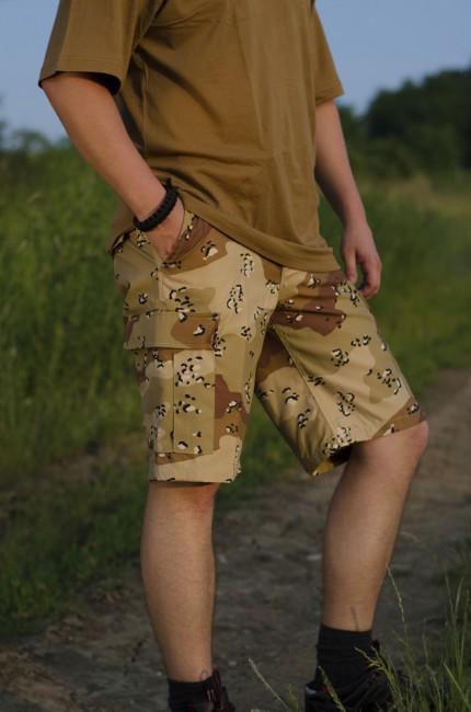 MFH BDU kratke hlače moški, 6Col desert