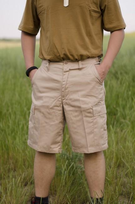 MFH BDU kratke hlače moške, khaki