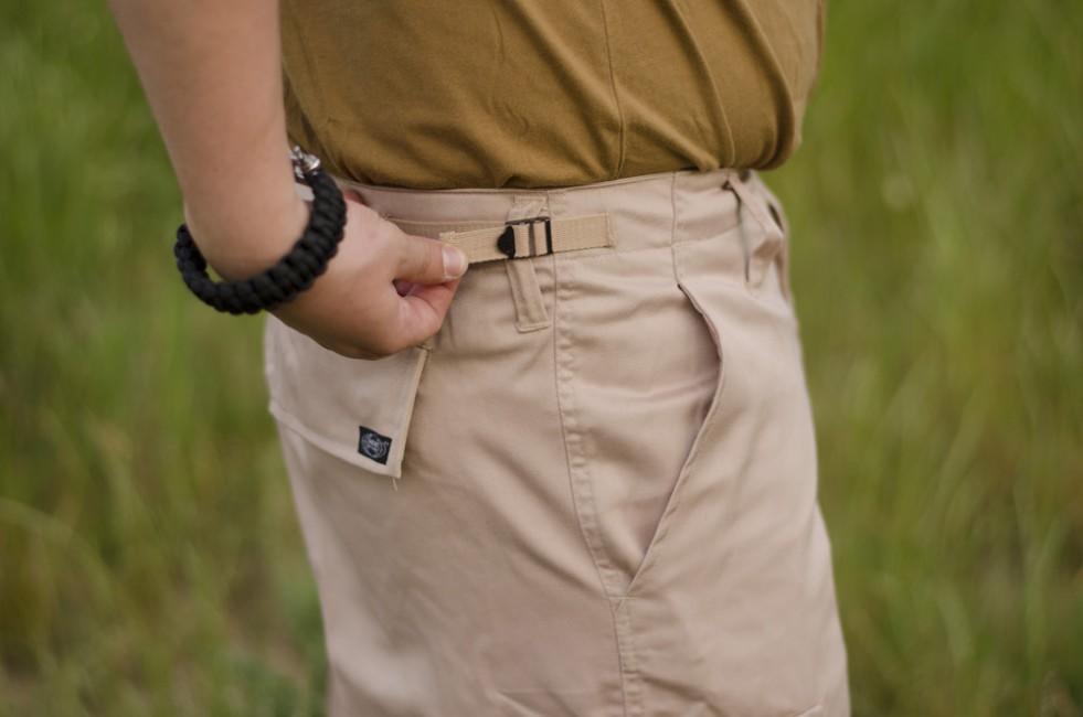MFH BDU kratke hlače moške, khaki
