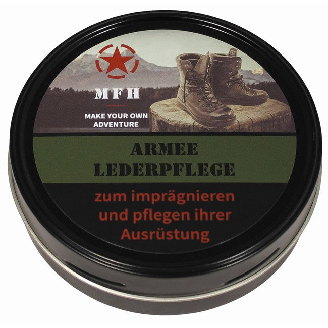 MFH Army krem za čevlje, črn, 150 ml