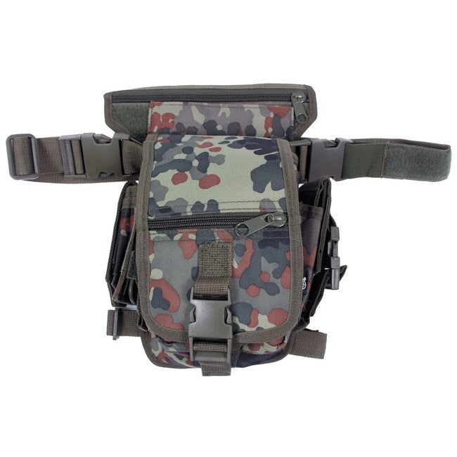 MFH pasna torbica s fiksacijo na nogo in pas, BW camo