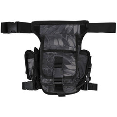 MFH pasna torbica s fiksacijo na nogo in pas, snake black