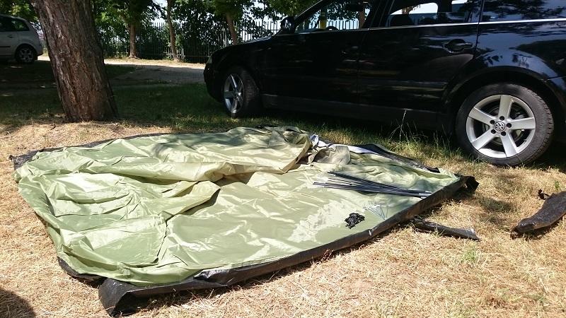 MFH Monodom Tent, Olive, 3-Person, 210x210x130cm