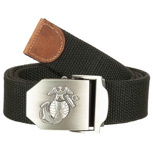 MFH USMC Web Belt pas, ca. 4 cm, črn