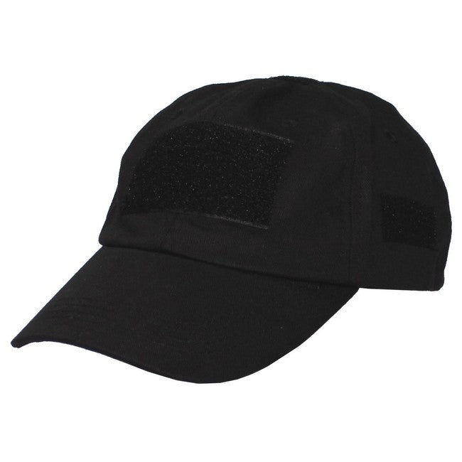 MFH Operations kapa s Velcro paneli, črna