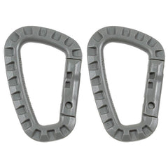 MFH Plastic Carabiner, Foliage, D 7 mm x 8.5 cm, 2 pcs