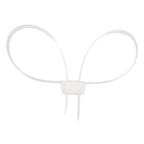 MFH enkratne plastične lisice, 700x12mm, bele