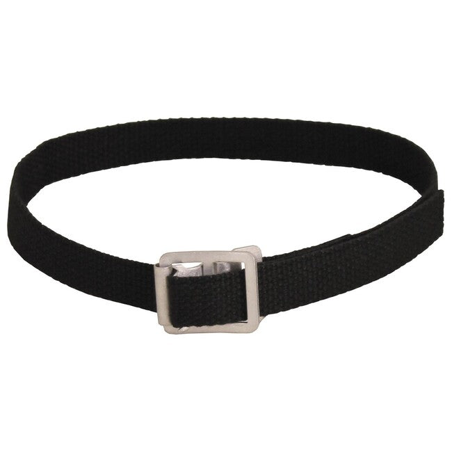 MFH Pack Strap with Buckle, Black, approx. 130 cm