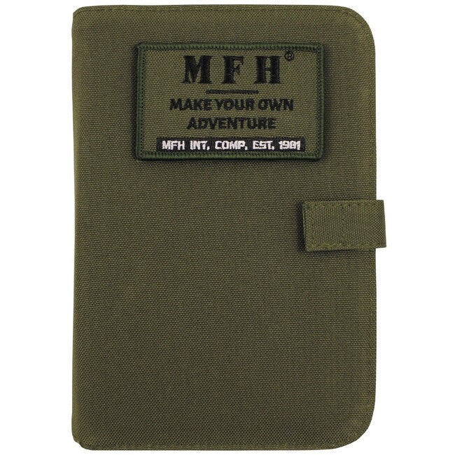 MFH tok z beležko A6, OD green