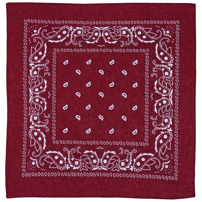 MFH ruta bombažna, bordo-črna, cca 55 x 55 cm