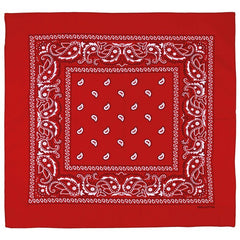MFH Scarf 55 x 55 cm, Red-White, Cotton